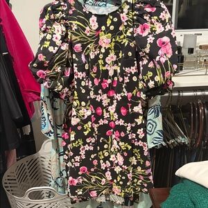Floral Puff Sleeve Dress